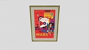 Mars Poster - Download Free 3D model by Whystler