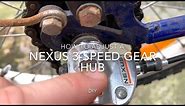 How to adjust a Nexus 3 speed gear Hub Shimano Nexus setup in case of malfunction bike DIY