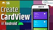 Create Custom CardView in Android Studio | Android CardView Tutorial