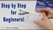 How to Operate a Handheld Sewing Machine - Tutorial