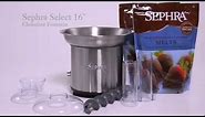 Sephra Select Home Chocolate Fountain Setup