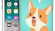 Head Case Designs Bacon Life of A Corgi Soft Gel Case Compatible with Apple iPhone 7/8 / SE 2020 & 2022
