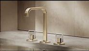 Allaria Bath Collection by Brizo: Brilliance Luxe Gold / Clear