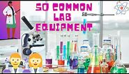 SCIENCE LAB EQUIPMENT🔬🧪⚗🧫🧲🔎 and their uses-(A to Z) school video