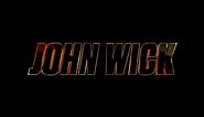 Movie Trailer Title Logo: John Wick Film Series