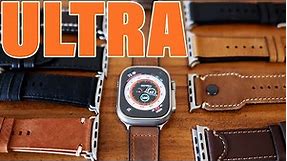 Apple Watch Ultra Best Leather Bands - Nomad, Pad & Quill, Sandmarc, Bandwerk