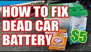 CAN YOU FIX A DEAD CAR BATTERY? - How to rebuild a car battery DIY Fix a Dead Battery