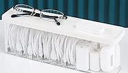 Charger Cable Cord Storage Organizer - Easy Storage Without Cable Ties - Desk Drawer Accessories Organizers - 1 Pack (with Lid)