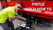 HOW TO HOOK UP TO A PINTLE HITCH TRAILER