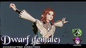 ArcheAge - Female Dwarf Character Creation