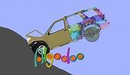 Algodoo crashable car tutorial