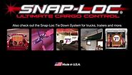 SNAP-LOC 16 ft. x 2 in. Logistic Ratchet E-Strap with Hook and Loop Storage Fastener in Red SLTE216RR