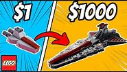 $1 vs $1000 LEGO Set…