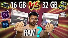 16gb vs 32gb RAM Test ? How Much RAM You NEED For Video Editing & Gaming ?