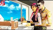 MIDSUMMER MIDAS and BEACH JULES MOVE IN TOGETHER... ( Fortnite )