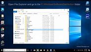How To Delete Software Distribution Folder on Windows 10