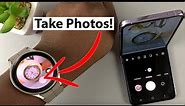 How To Take Photos with Samsung Galaxy Watch 5 Pro - as a Remote