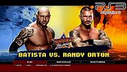 WWE 2K16 PS3 - Batista VS Randy Orton - KO Match [2K][mClassic]