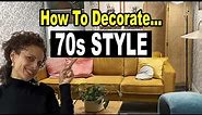 ⭐️ 📺 70s Style Living Room Design Tips: How To Decorate 70s Style