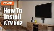 How To Install VEVOR 32" Motorized Tv Lift?