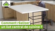 Comment installer un ilot central de cuisine ? Tuto intermédiaire | Leroy Merlin