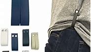 Nani Shirt Clips: Magnetic Shirt Accessories, Clothing Cinch Clips, T-Shirt Clips, 1 Pair (2 Clips) (Navy)