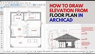 How to Draw Building Elevation from Floor Plan in ArchiCAD