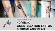40 Virgo Constellation Tattoo Designs and Ideas for Zodiac Lovers