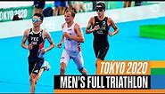 Men's FULL Triathlon 🏊‍♂️🚴‍♂️🏃‍♂️ | Tokyo Replays