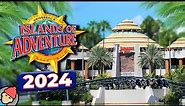 Universal Islands of Adventure RIDES & ATTRACTIONS 2024 | Universal Orlando Resort