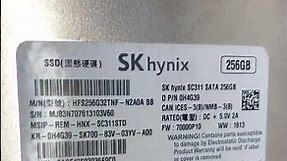 SK hynix SSD 256GB