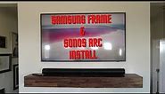 Samsung Frame TV and SONOS ARC Install!