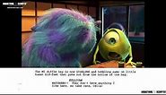 Classic Movie Scenes: MONSTERS INC (2001) // A Human Kid // Script-to-Screen