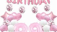 39th Birthday Balloon 39th Birthday Decorations Pink 39 Balloons Happy 39th Birthday Party Supplies Number 39 Foil Mylar Balloons Latex Balloon Gifts for Girls,Boys,Women,Men