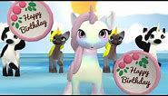 🎶Happy Birthday Song ❤️ Rainbow Sparkle Unicorn ❤️ Kids Birthday Song With Lyrics