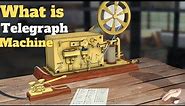 What is telegraph machine | How to work telegraph machine 3D animation