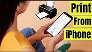 How To Print From iPhone 15, 15 Pro Max & any iPhone