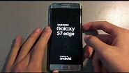 Samsung Galaxy S7 Edge Verizon startup and shutdown