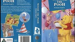 Opening of 'Winnie the Pooh - Pooh Party' (1995, UK VHS)