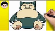 How to Draw Snorlax from Pokemon | Easy Step-by-Step