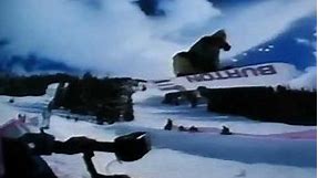 Jeff Brushie, Nicole Angelrath, & Terje Haakonsen snowboarding Pocahontas VHS-1991