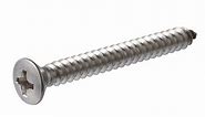 Everbilt #8 x 1-1/2 in. Phillips Oval Head Stainless Steel Sheet Metal Screw (25-Pack) 800132