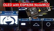 OLED Display Interfacing with ESP8266 NodeMCU - Display Text, Draw shapes and Images
