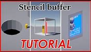 [TUTORIAL] Stencil buffer in Unity URP (cutting holes, impossible geometry, magic card)