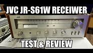 JVC JR-S61W receiver test & review. How good is it? Budget friendly!