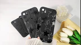 Lovmooful Compatible for iPhone 12 Case Cute Cool Flower Floral Black Design for Girls Women Soft TPU Shockproof Protective Girly for iPhone 12-Plant