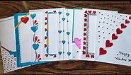 VALENTINE'S DAY CARD/BORDER DESIGNS/PROJECT WORK DESIGNS/ASSIGNMENT FRONT PAGE DESIGN