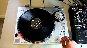 Audio-Technica AT-LP120-USB Professional Vinyl DJ Turntable HD-Video Review