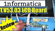 T V53 03 Universal LCD LED TV Controller Driver Board Review Test