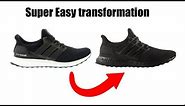 How to Dye Adidas Boost Shoes Black (Best, easiest, & cheapest way)